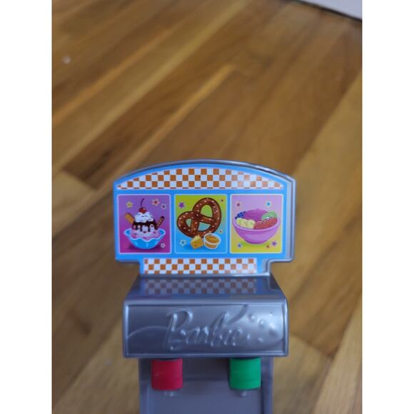 Barbie Soda Fountain / Snack Bar Accessory – Purple Counter with Drink Dispenser - Picture 6 of 12